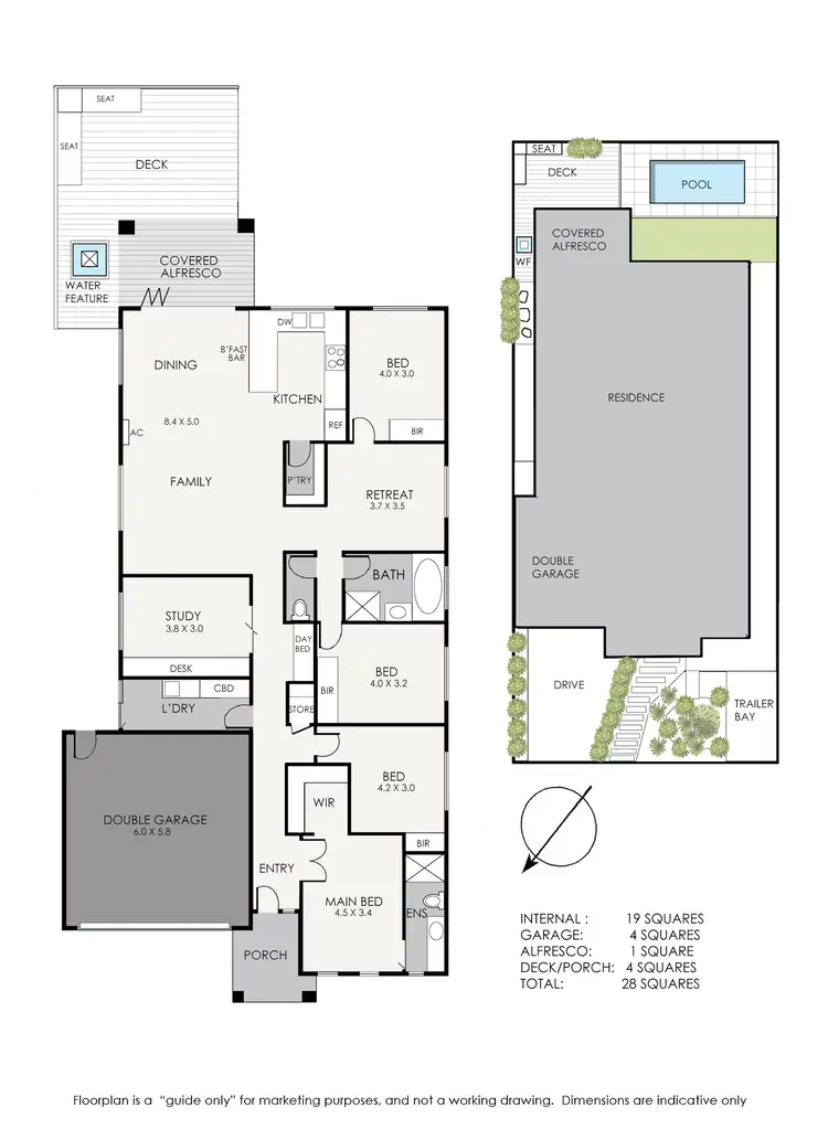 Floorplan of Homely house listing, 2 Yalambee Avenue, Aspendale VIC 3195