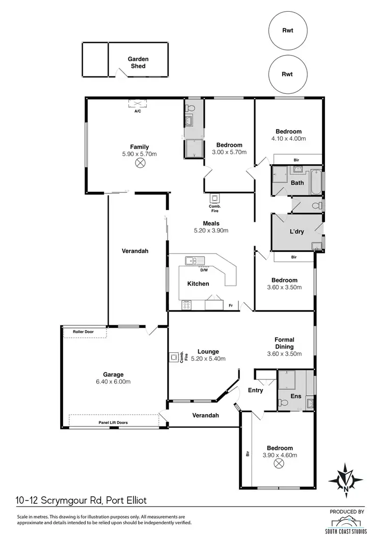 Floorplan of Homely house listing, 10 Scrymgour Road, Port Elliot SA 5212