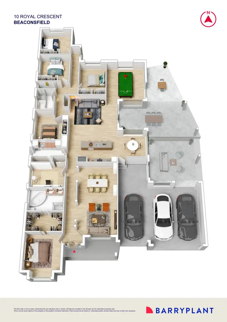 Floorplan of Homely house listing, 10 Royal Crescent, Beaconsfield VIC 3807