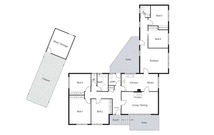 Floorplan of Homely house listing, 28 MacFarland Crescent, Chifley ACT 2606