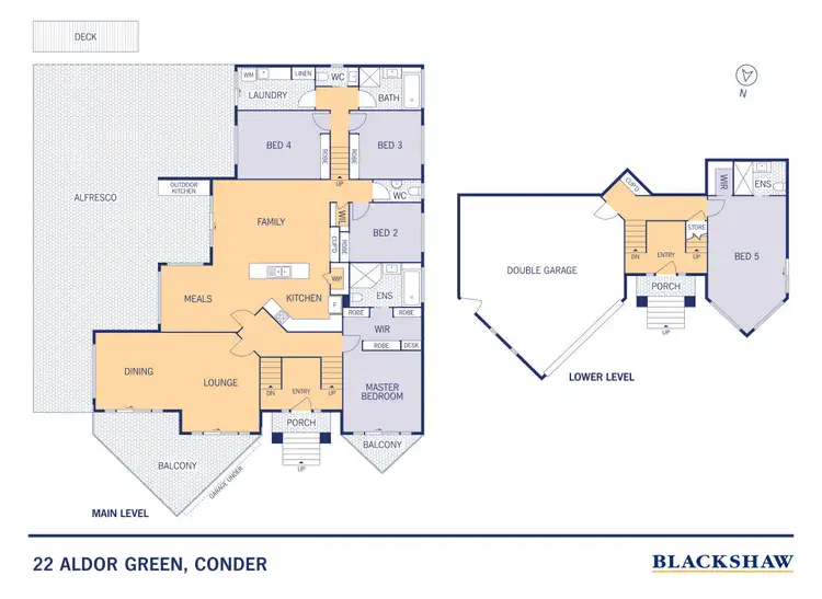 Floorplan of Homely house listing, 22 Aldor Green, Conder ACT 2906