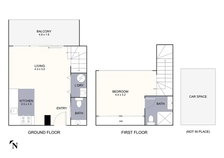 Floorplan of Homely apartment listing, 204/291 Mount Dandenong Road, Croydon VIC 3136