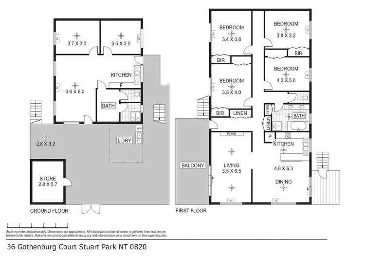 Floorplan of Homely house listing, 36 Gothenburg Crescent, Stuart Park NT 820