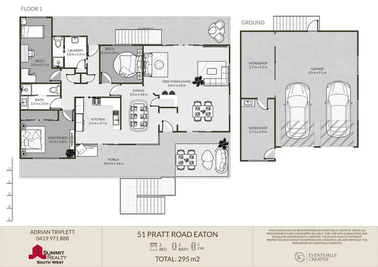 Floorplan of Homely house listing, 51 Pratt Road, Eaton WA 6232