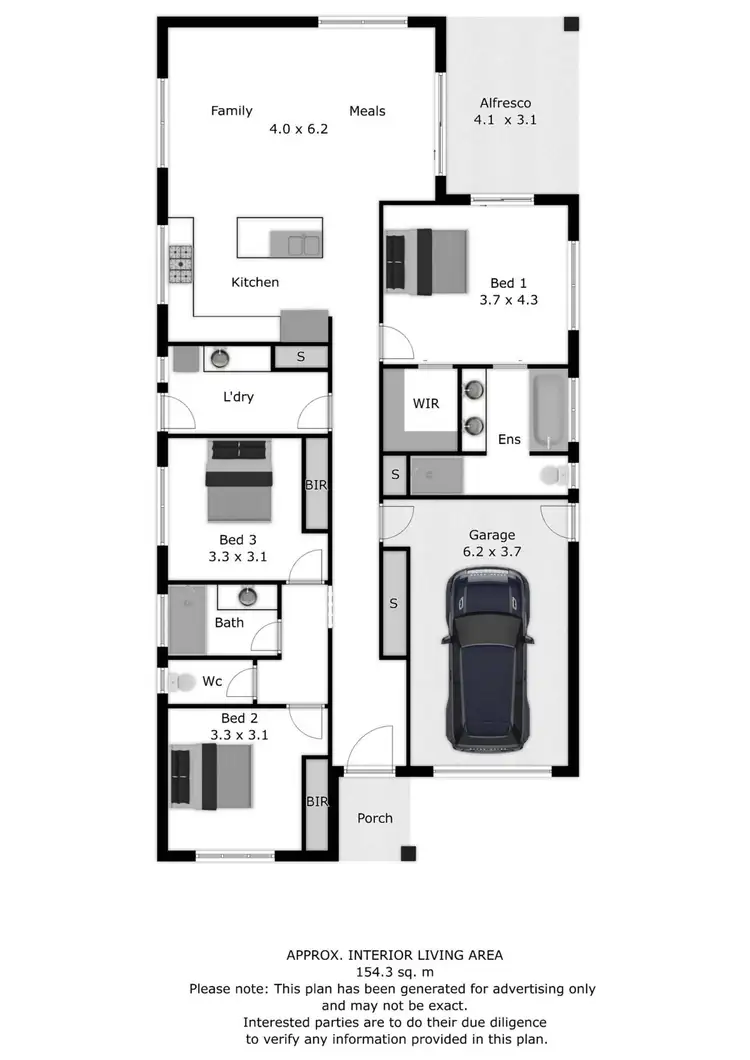 Floorplan of Homely house listing, 14 Morelli Way, Baranduda VIC 3691