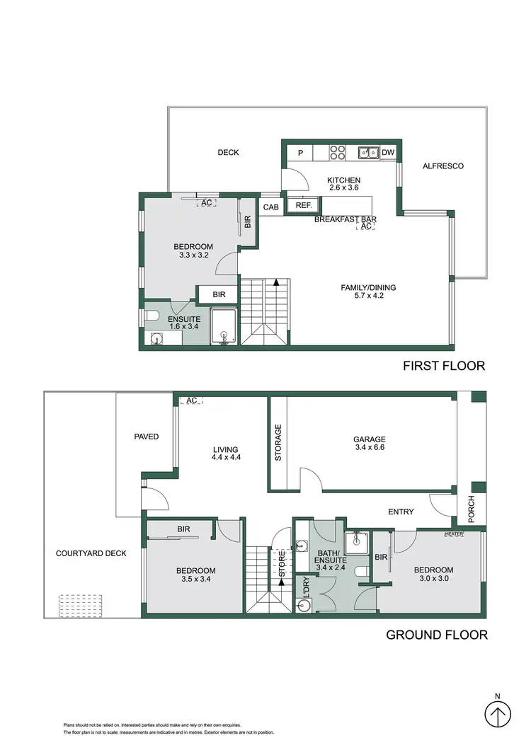 Floorplan of Homely townhouse listing, 14 Parkmore Road, Rosebud VIC 3939