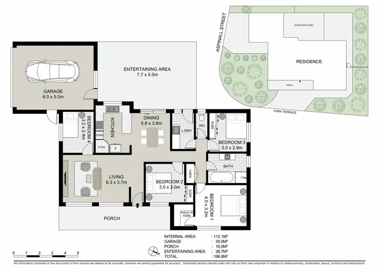 Floorplan of Homely house listing, 1 Park Terrace, Kangaroo Flat VIC 3555