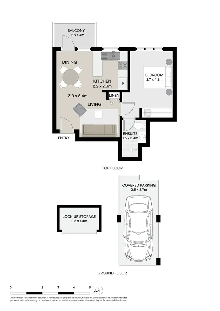 Floorplan of Homely apartment listing, 15/170 Falcon Street, Crows Nest NSW 2065
