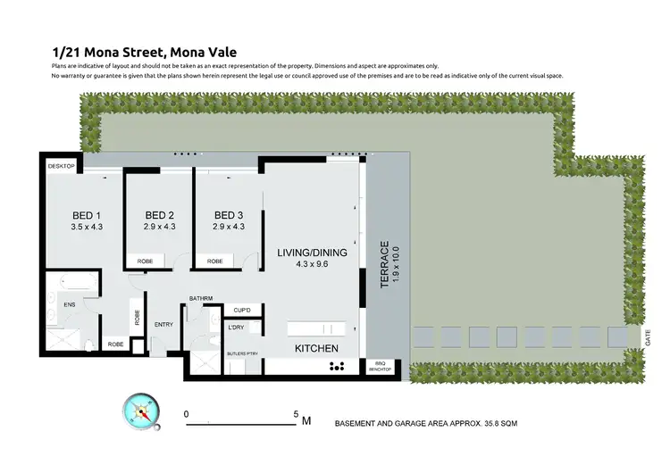 Floorplan of Homely apartment listing, 1/21 Mona Street, Mona Vale NSW 2103