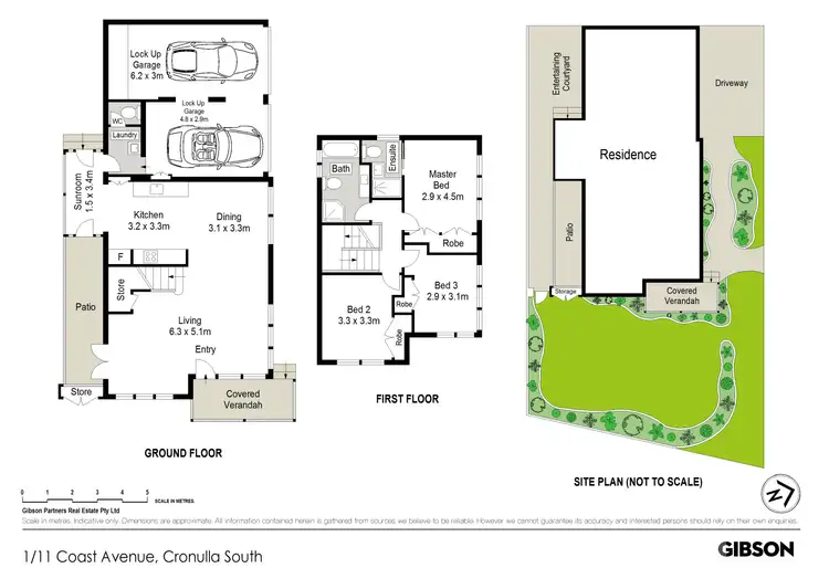 Floorplan of Homely townhouse listing, 1/11 Coast Avenue, Cronulla NSW 2230