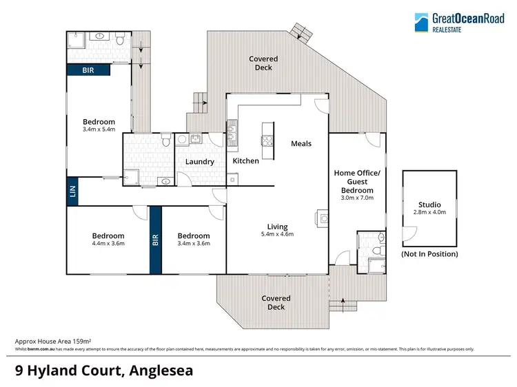 Floorplan of Homely house listing, 9 Hyland Court, Anglesea VIC 3230
