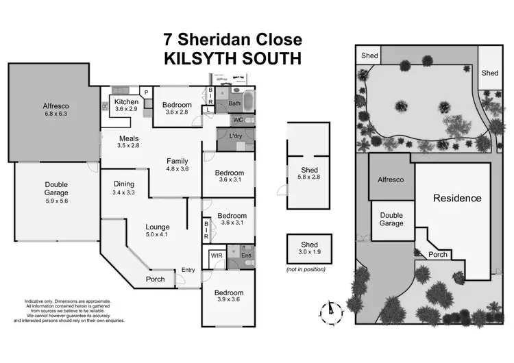 Floorplan of Homely house listing, 7 Sheridan Close, Kilsyth South VIC 3137