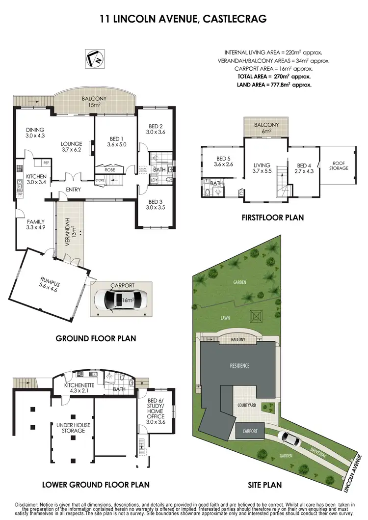 Floorplan of Homely house listing, 11 Lincoln Avenue, Castlecrag NSW 2068