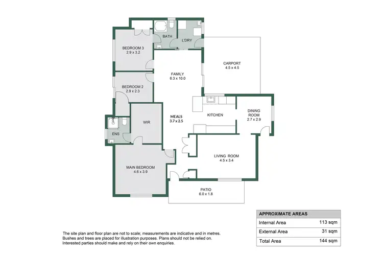 Floorplan of Homely house listing, 1/33 Cotterill Avenue, Bongaree QLD 4507
