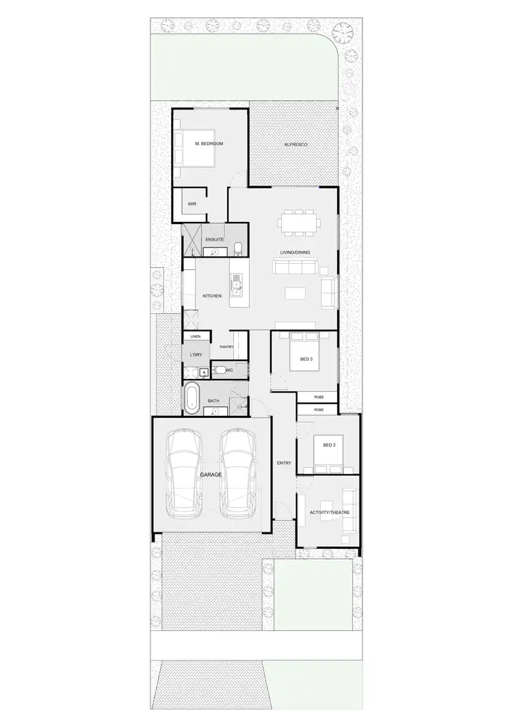 Floorplan of Homely house listing, 11 Laufer Avenue, Hilbert WA 6112