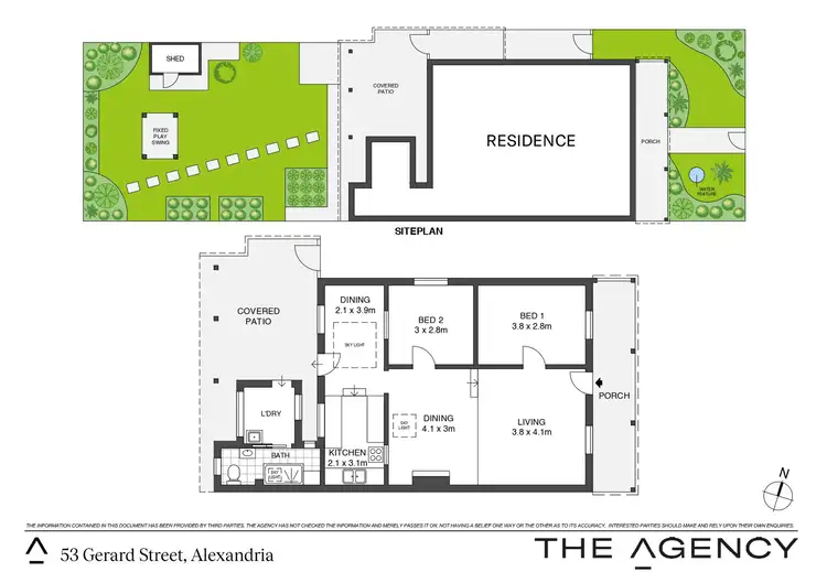 Floorplan of Homely house listing, 53 Gerard Street, Alexandria NSW 2015