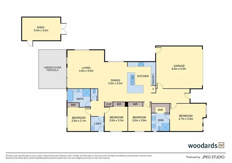 Floorplan of Homely house listing, 6 Mount Vista Close, New Gisborne VIC 3438
