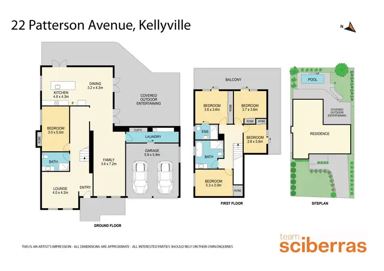 Floorplan of Homely house listing, 22 Patterson Avenue, Kellyville NSW 2155
