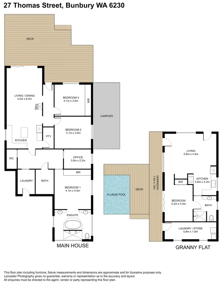 Floorplan of Homely house listing, 27 Thomas Street, Bunbury WA 6230