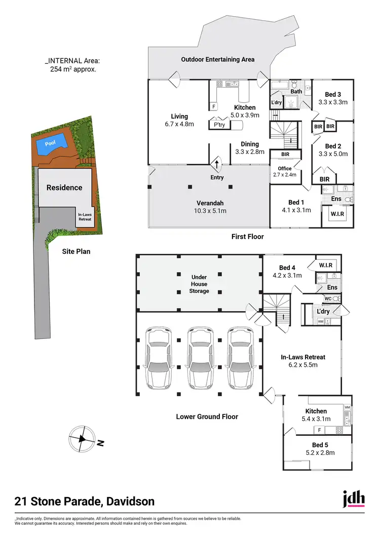 Floorplan of Homely house listing, 21 Stone Parade, Davidson NSW 2085