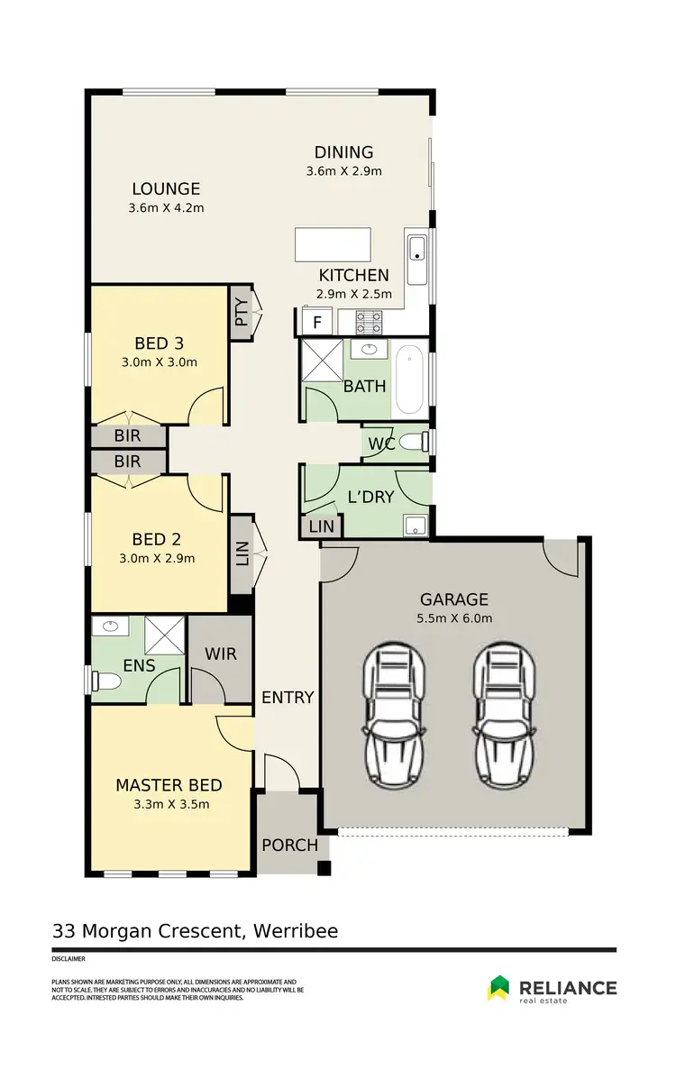 Floorplan of Homely house listing, 33 Morgan Crescent, Werribee VIC 3030