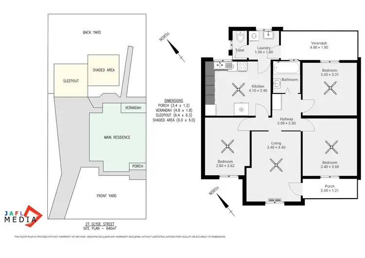 Floorplan of Homely house listing, 27 Glyde Street, Port Augusta SA 5700
