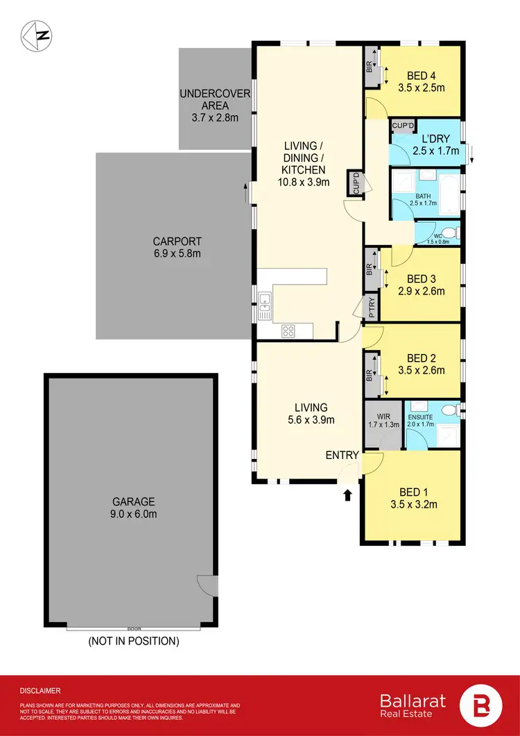 Floorplan of Homely house listing, 9 James Drive, Delacombe VIC 3356