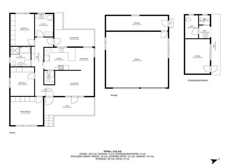 Floorplan of Homely house listing, 52 Howards Road, Koppio SA 5607