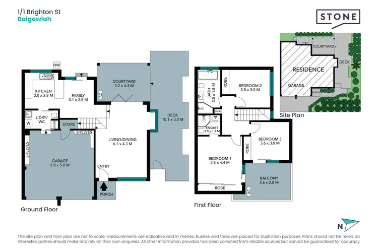 Floorplan of Homely townhouse listing, 1/1 Brighton Street, Balgowlah NSW 2093