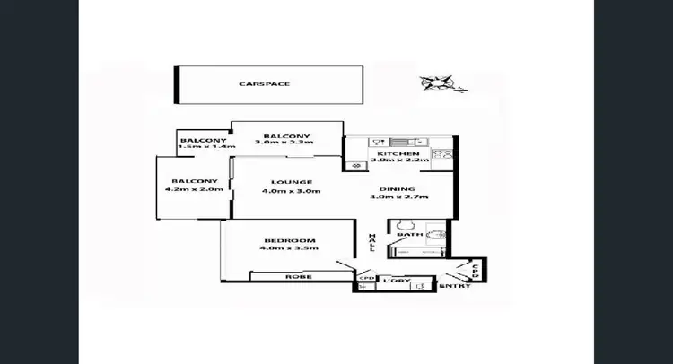 Floorplan of Homely unit listing, 23/38-40 Archer Street, Chatswood NSW 2067