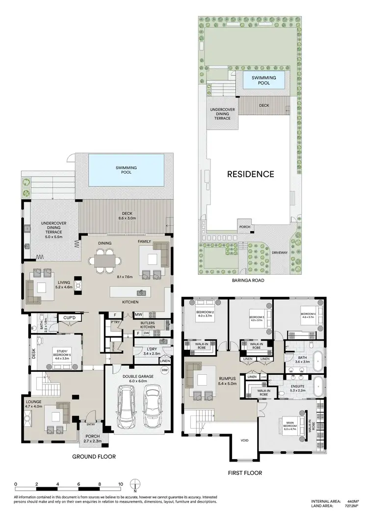 Floorplan of Homely house listing, 26 Baringa Road, Northbridge NSW 2063