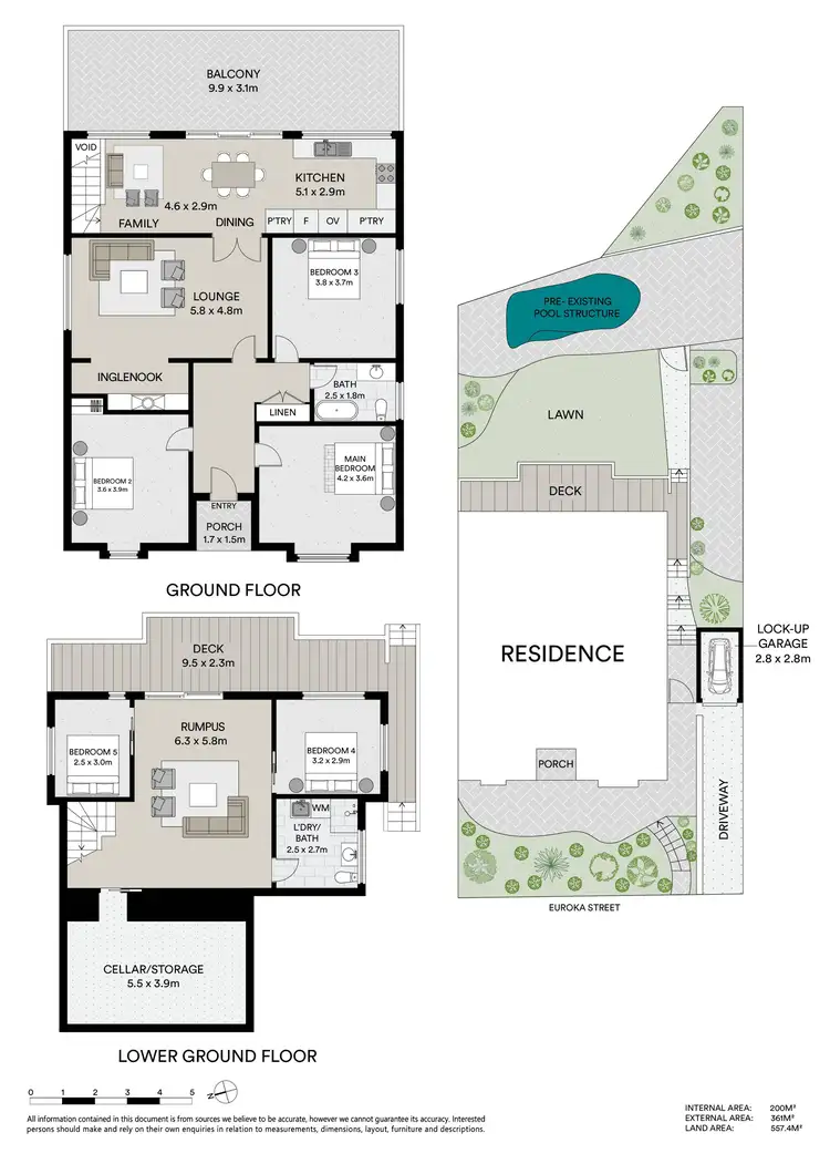 Floorplan of Homely house listing, 35 Euroka Street, Northbridge NSW 2063