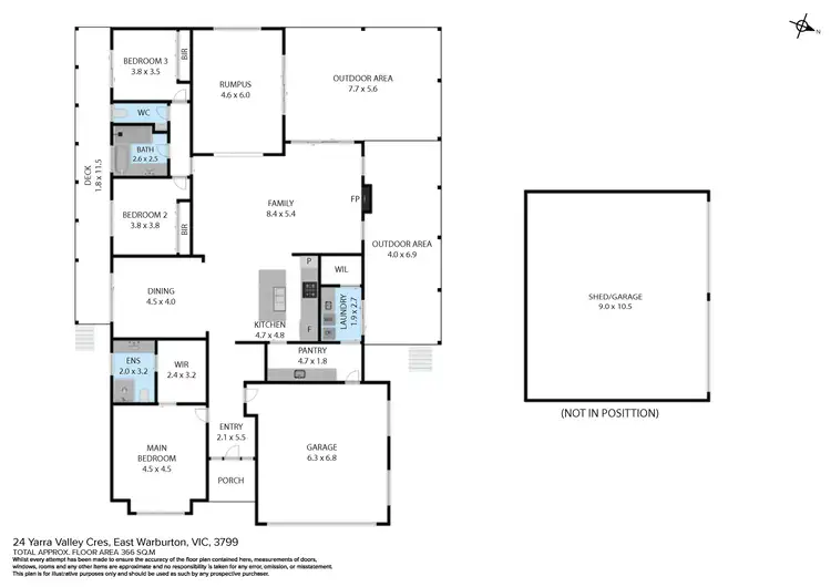 Floorplan of Homely house listing, 24 Yarra Valley Crescent, East Warburton VIC 3799