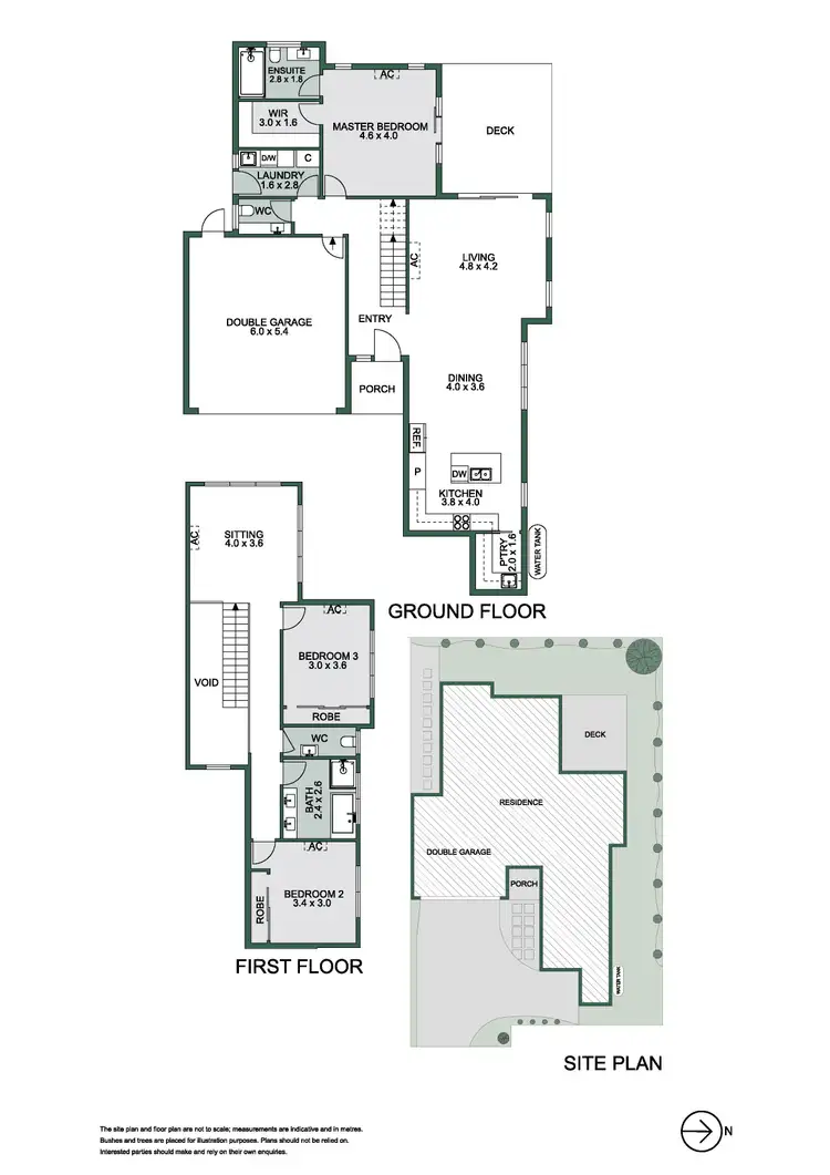 Floorplan of Homely townhouse listing, 14a Hayes Avenue, Rosebud VIC 3939