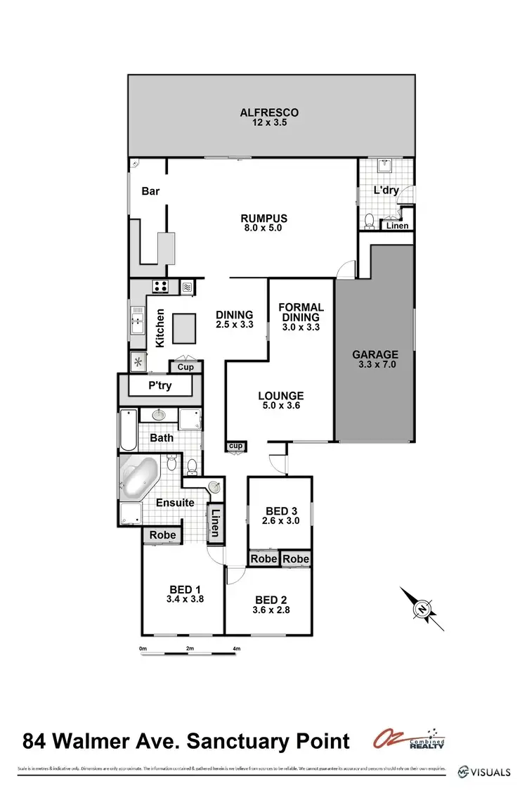 Floorplan of Homely house listing, 84 Walmer Avenue, Sanctuary Point NSW 2540