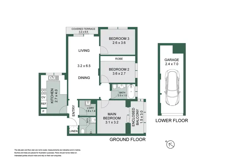 Floorplan of Homely apartment listing, 1/200-204 Pacific Highway, Greenwich NSW 2065