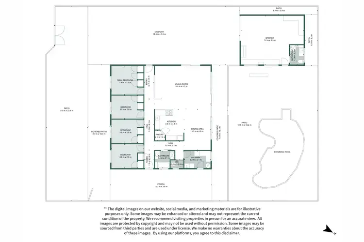 Floorplan of Homely house listing, 5 Crocker Way, Cable Beach WA 6726
