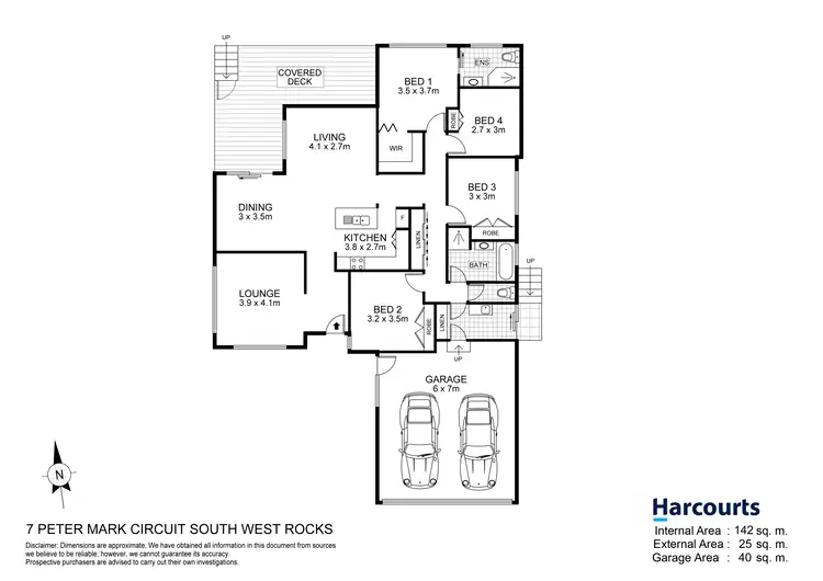 Floorplan of Homely house listing, 7 Peter Mark Circuit, South West Rocks NSW 2431