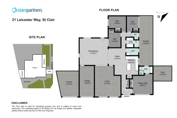 Floorplan of Homely house listing, 21 Leicester Way, St Clair NSW 2759