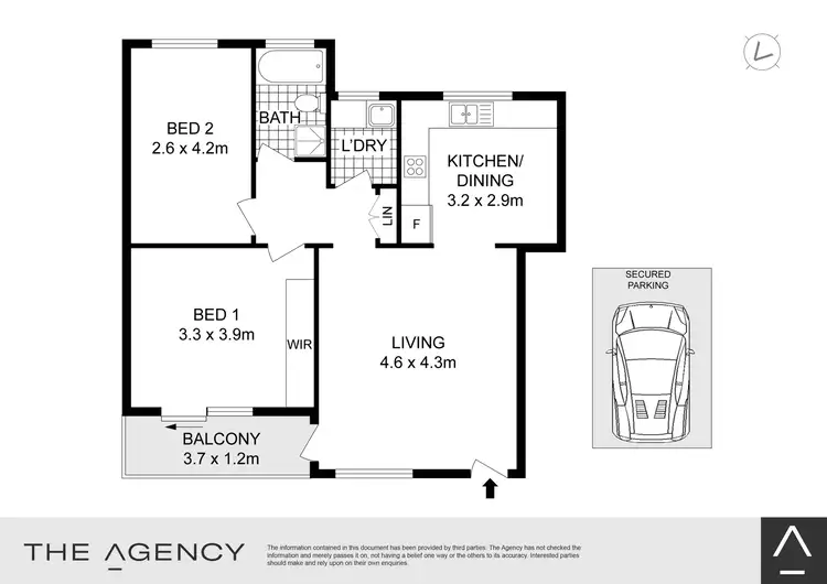 Floorplan of Homely apartment listing, 10/81-83 Trafalgar Street, Stanmore NSW 2048