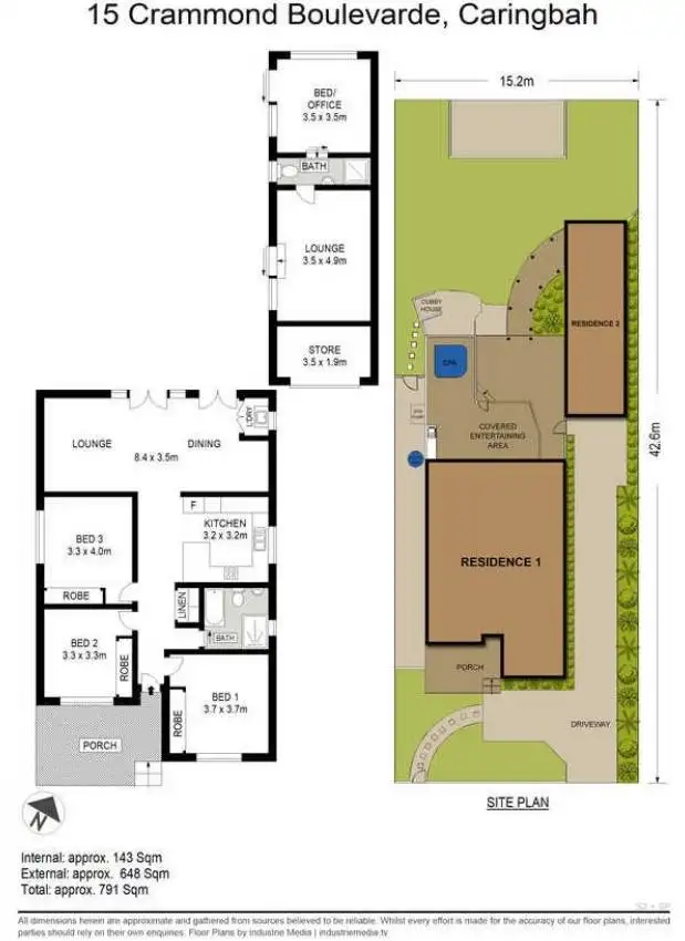 Floorplan of Homely house listing, 15 Crammond Boulevarde, Caringbah NSW 2229