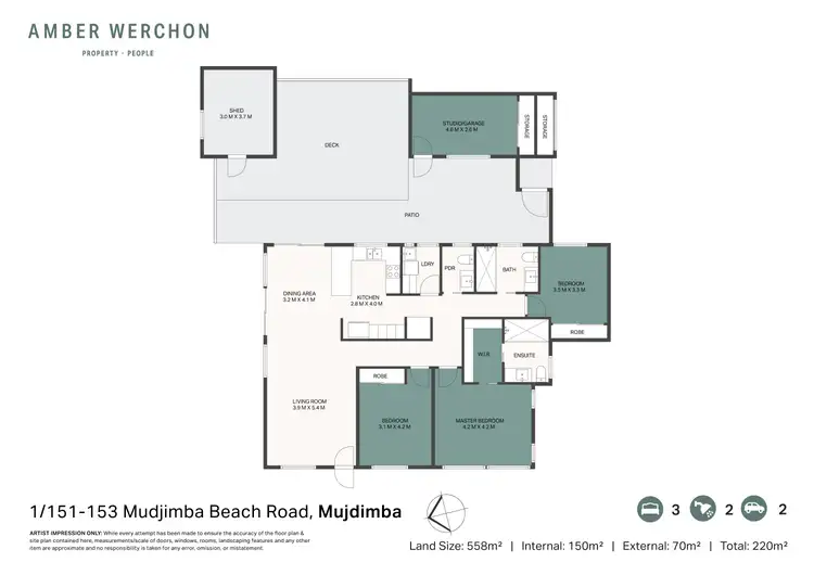 Floorplan of Homely house listing, 1/151-153 Mudjimba Beach Road, Mudjimba QLD 4564