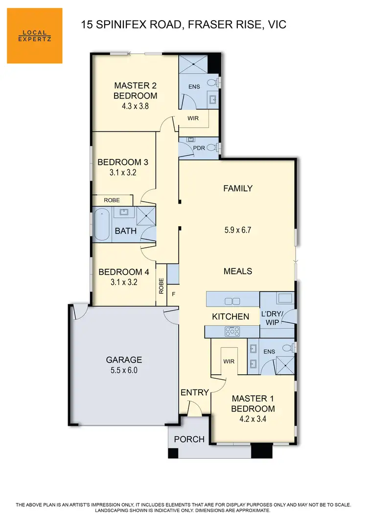 Floorplan of Homely house listing, 15 Spinifex Road, Fraser Rise VIC 3336