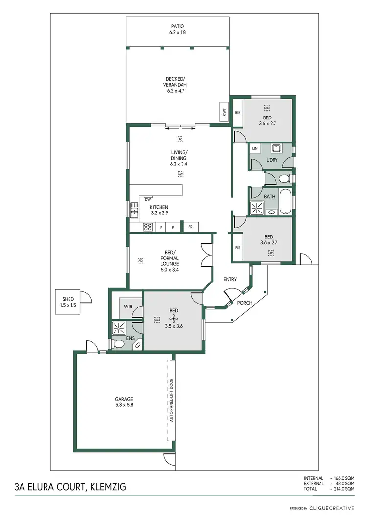 Floorplan of Homely house listing, 3A Elura Court, Klemzig SA 5087