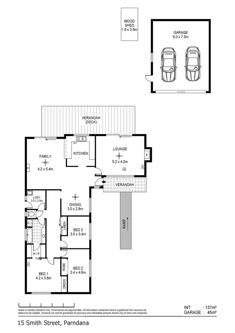 Floorplan of Homely house listing, 15 Smith Street, Parndana SA 5220