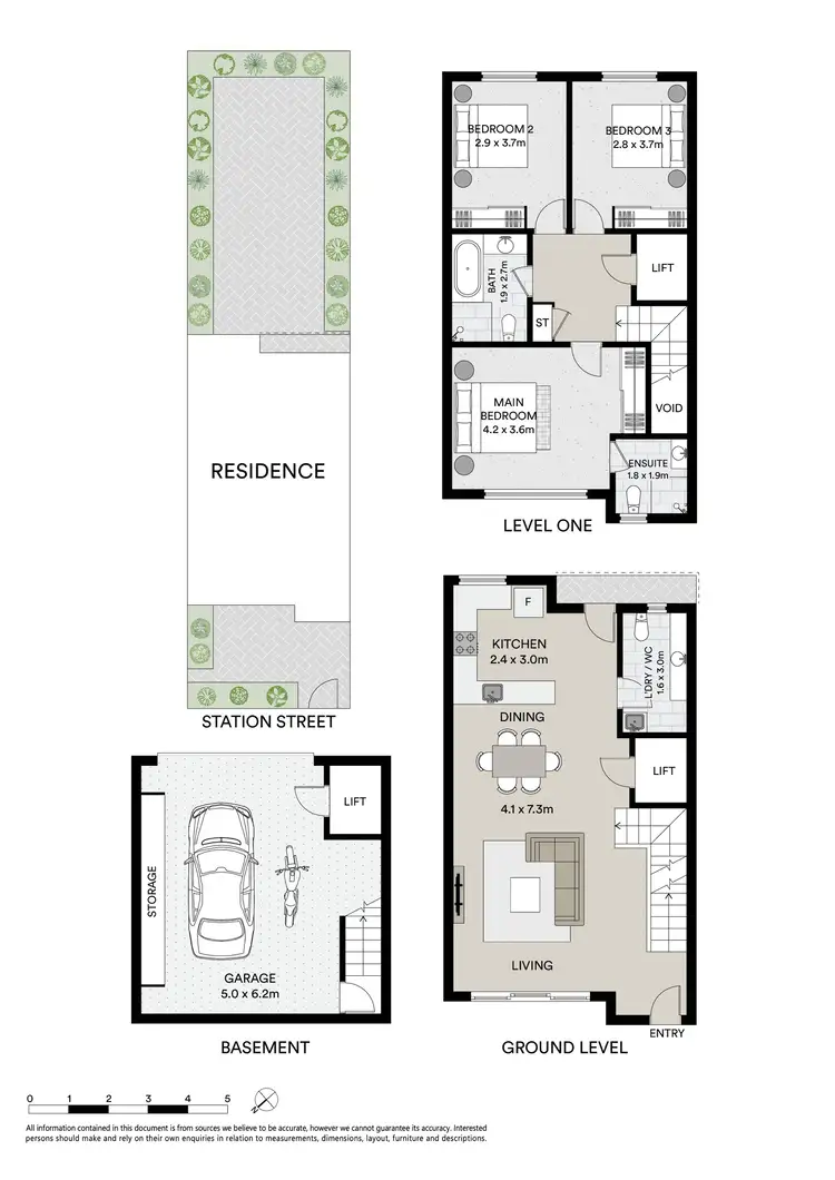 Floorplan of Homely townhouse listing, 8/21-23 Station Street, Naremburn NSW 2065
