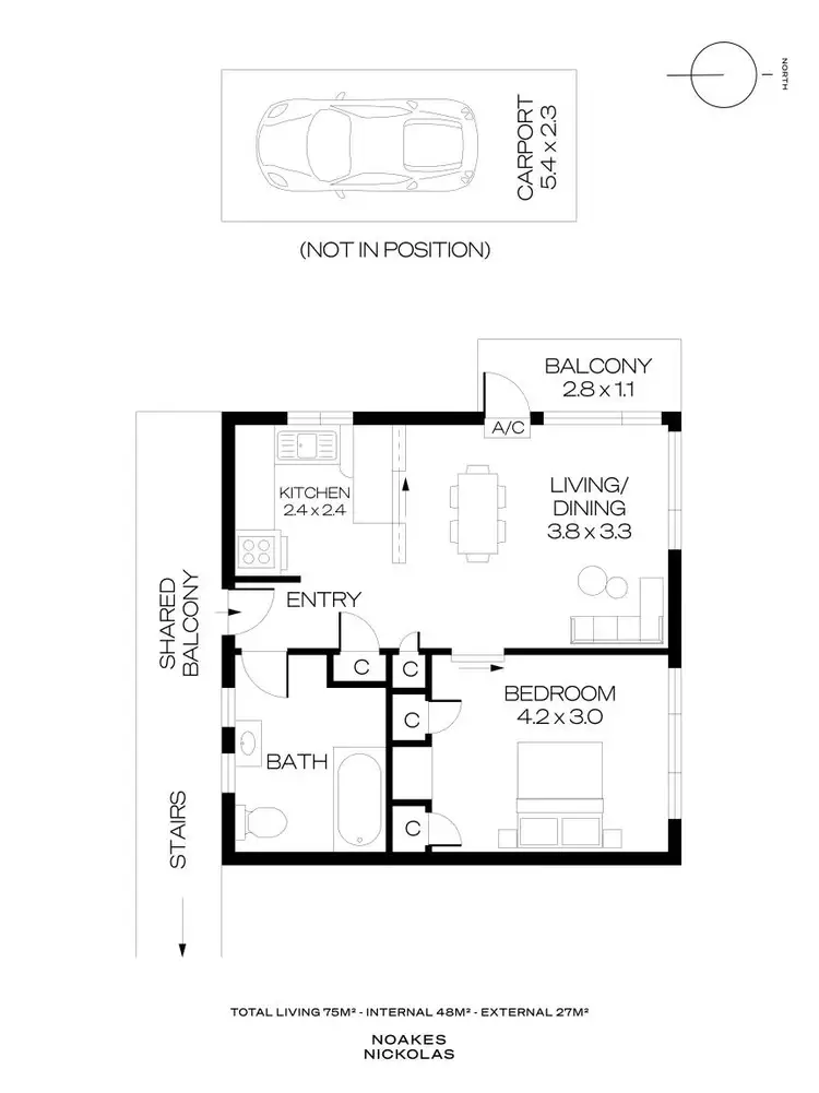 Floorplan of Homely unit listing, 7/15 Warwick Avenue, Kurralta Park SA 5037