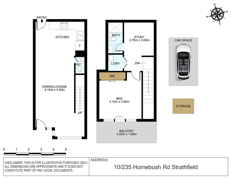 Floorplan of Homely apartment listing, 10/235 Homebush Road, Strathfield NSW 2135