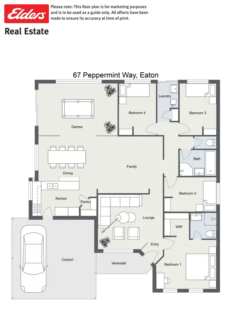 Floorplan of Homely house listing, 67 Peppermint Way, Eaton WA 6232