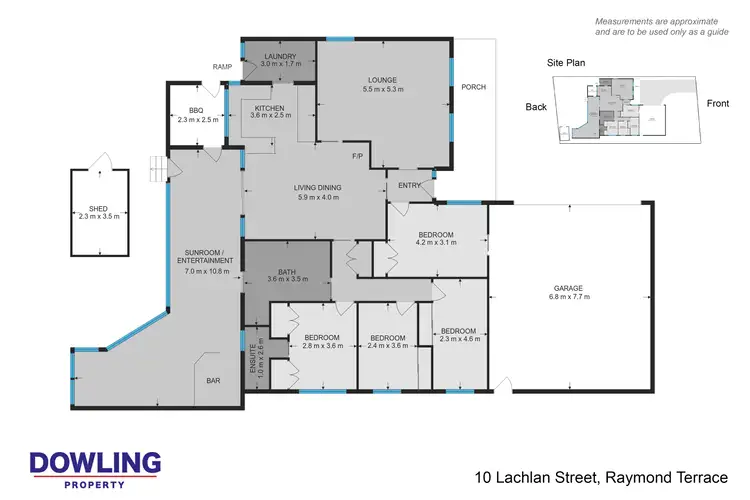 Floorplan of Homely house listing, 10 Lachlan Street, Raymond Terrace NSW 2324